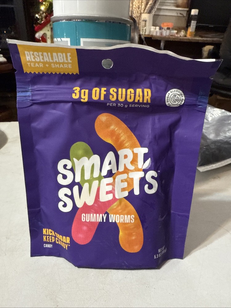 Smart Sweets Gummy Worms, 150G/5.3oz