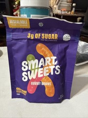 Smart Sweets Gummy Worms, 150G/5.3oz