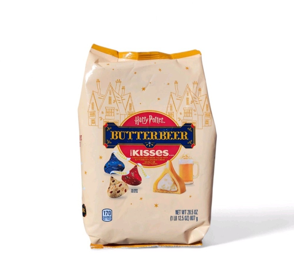 Hershey’s Kisses HARRY POTTER BUTTERBEER Chocolate 28.5 oz Bag Limited Edition