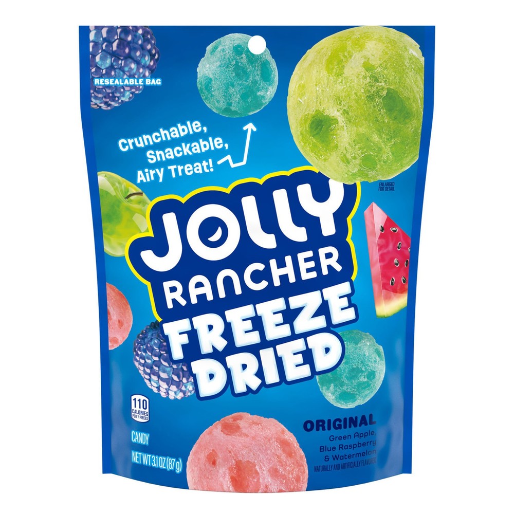 8x Bags Jolly Rancher Freeze Dried Original Assorted Flavor Candy | 3.1oz