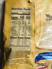 Werther’s Originals Chewy Caramels 2.40 oz upc 072799037208