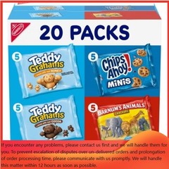 NABISCO Fun Shapes Cookies and Crackers Variety Pack – 20oz/20ct
