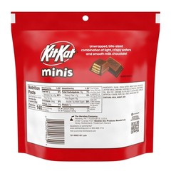 KIT KAT Minis Unwrapped Milk Chocolate Wafer Candy Bag, 7.6 oz