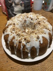 Carrot Pecan Pound Cake