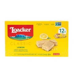 Loacker Classic Lemon Wafers – Premium Crispy Wafer Cookies with Lemon Cream