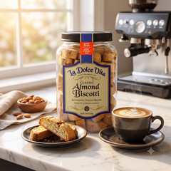 4 Pack La Dolce Vita Classic Italian Biscotti, 40 oz