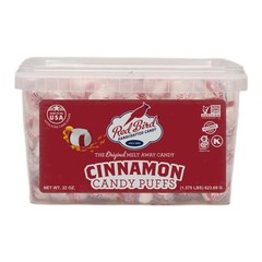 Red Bird Cinnamon Candy, Individually Wrapped, Gluten Free 22 oz, Red-White