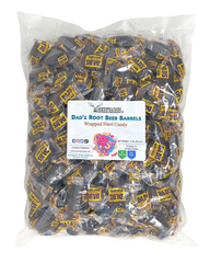 Classic Dads Root Beer Barrels Hard Candy, 4 Pounds Bulk