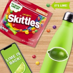 SKITTLES Summer Candy Sharing Size Bag, Chewy 15.6 Ounce (Pack of 2), Orange