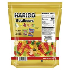 Haribo Goldbears Original Gummy Bears Bag, 3 Lb (2 Pack)