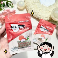 Lot Dentyne Splash Collagen and Vitamin C Chewing Gum Sugar Free Lychee Flavored