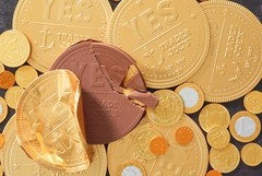 Trader Joe’s 3.17 oz. THE MILK CHOCOLATE COIN Jumbo Money Seasonal * BB 4/2027 *