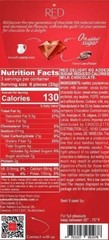 Red Chocolatew Milk chocolate 100g 20 Pack Gluten free No Sugar