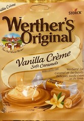 Werther’s Original VANILLA CREME Soft Caramels Chewy Candy 4.51 oz – 1 Bag