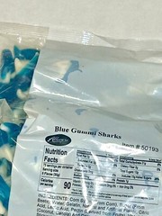 Blue Raspberry Gummy Shark Candy 8oz 1LB 2LB 3LB 4LB 4.5LB Fresh Sharks