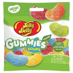 12x Jelly Belly Gummies Vegan Sours Candy Sweet Bulk Treats Sealed 3.5oz
