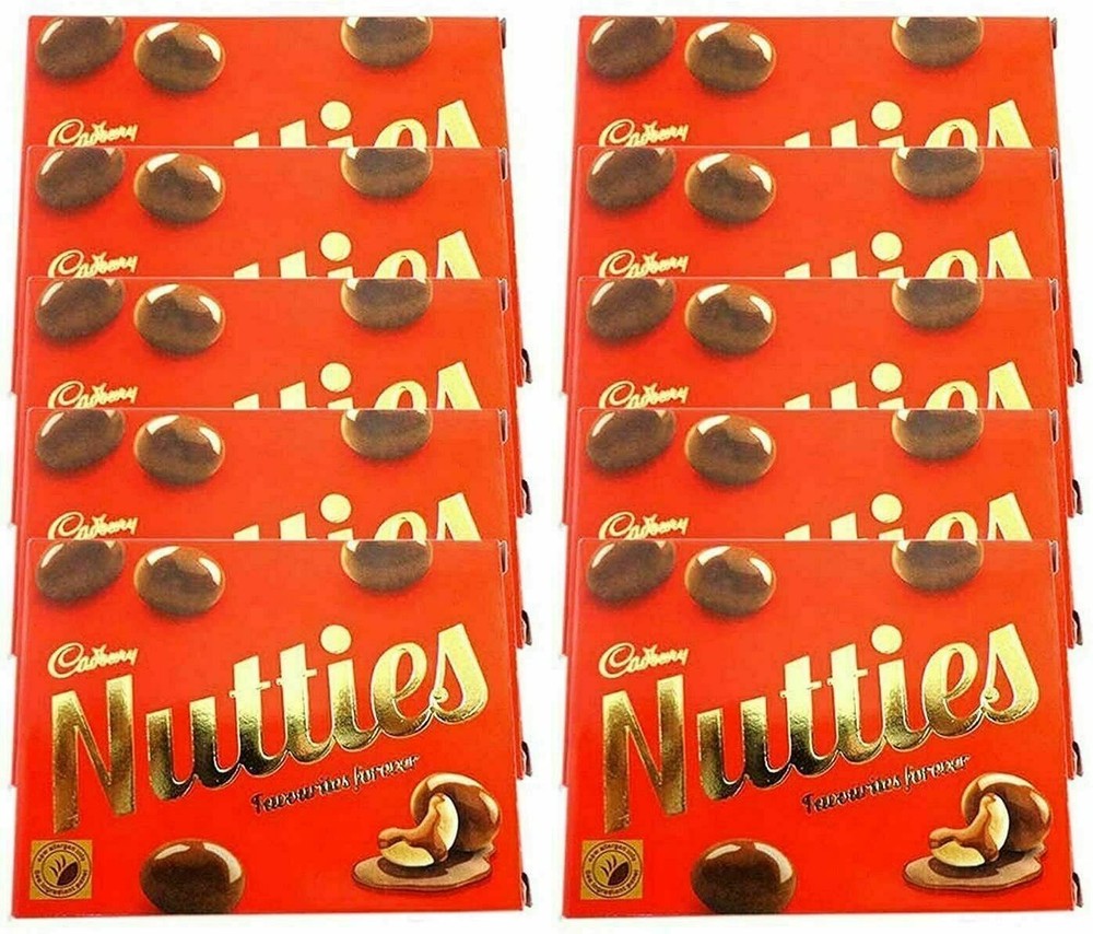 Cadbury Nutties Chocolate, 30g (Pack of 10)