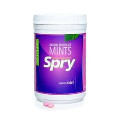 Spry Xylitol Natural Berry Blast Mints Sugar Free Candy – 1200 Count (Pack of 1)