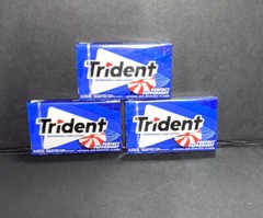 3x Trident Perfect Peppermint Flavor Sugar Free Gum AWESOMENESS