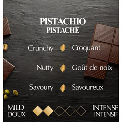 (12pack) Lindt Dark Pistacio Chocolate Bar (100 g)