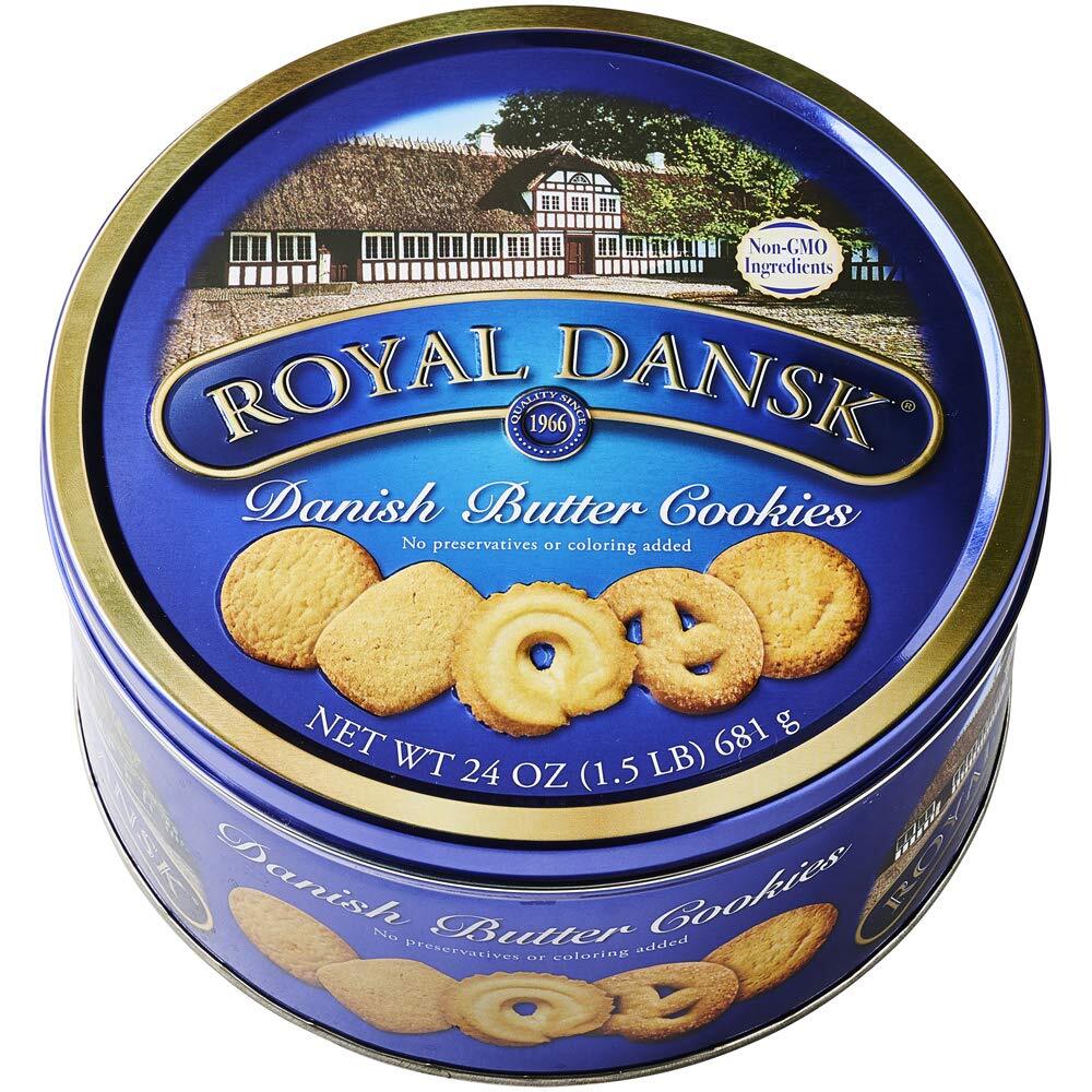 Lata De Galletas Danesas 24 Ounce Surtido Mantecoso Y Crujiente