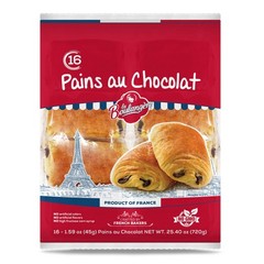 La Boulangere Pains Au Chocolat, Chocolate Croissants,16-Count