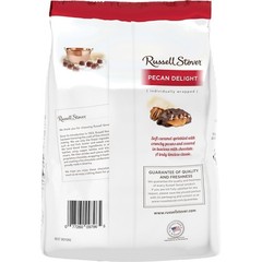 Delicious Milk Chocolate Covered Pecans & Caramel, 16.1 Oz Russell Stover Bag