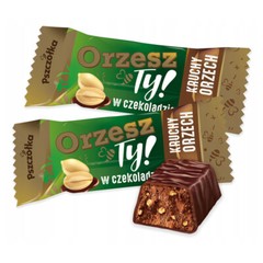 Pszczolka CRUNCHY NUT Chocolate – Bag 1 KG / 35.2oz