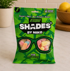Shades By Niko The Beta Five Vegan Halal Sunglasses Gummy Candy Bag 150g