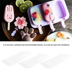10x16cm 100Pcs Ice Cream Bags Transparent Rectangular Shape Candy Chocolate N