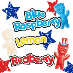 Soft & Chewy Red, White & Blue Gummy Candy – SOUR PATCH KIDS, 1.8 lb Bulk Treats