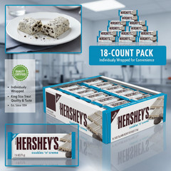 Hershey’s Cookies ‘n’ Creme King Size Candy Bars 18 Count Bulk