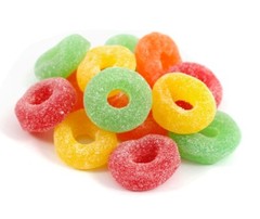 Assorted Fruit Jelly Rings Item weight 4oz-5lb 100% Premium FREE SHIP