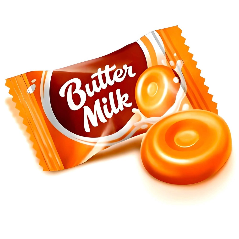 Roshen Butter Milk Hard Caramel Candy Salted Butterscotch
