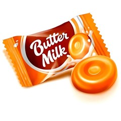 Roshen Butter Milk Hard Caramel Candy Salted Butterscotch