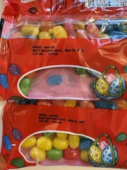 12 Bags Post Fruity Pebbles Jelly Beans 3.5 Oz Each :) 2027