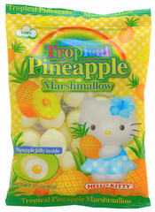 HELLO KITTY Pineapple Marshmallow Candy W/ Jelly 3.1 oz Free Shipping !!