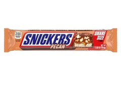 Full Box 24x Packs Snickers Pecan King Size Bars 2.82oz / 4.23 Lbs Chocolate