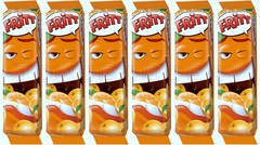 6 FRITT ORANGE Flavor German Chewy Candy Packs with Vitamin C 70g 2.5oz