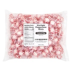 Starlight Peppermint Mints – 2 lb Bag | Approx. 150 Count of Classic Hard Candy