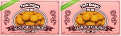 Twin Dragon Almond Cookies 15 Oz – Cholesterol Free Snack