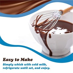 Dove Milk Chocolate Pudding Mix 3.34 Oz Pack Of 12 Easy To Make Dessert Mix