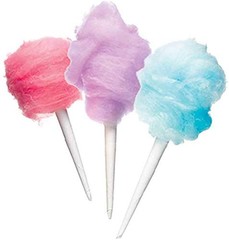 Cotton Candy Kit 100CT Cones & 5 Packs 8oz Assorted Sugar – Great for Birthday