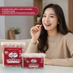 Red Bird Cinnamon Candy, Individually Wrapped, Gluten Free 22 oz, Red-White