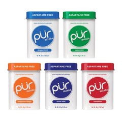 PUR Mints | Aspartame Free | Made with 30 Count (Pack of 5), Variety
