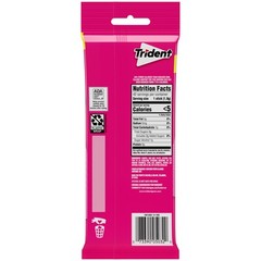 Trident Bubblegum Sugar Free Gum Pack of 3 Chewing Gum 42 Pieces Total