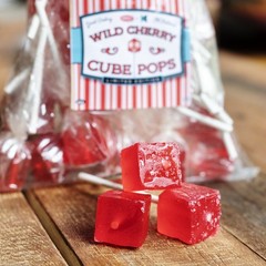 Hard Candy Cube Lollipop Suckers: Individually Wrapped Flavored Sucker Pack b…