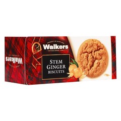 Stem Ginger Biscuits 5.3 Ounce Crisp Buttery Cookies Perfect for Tea Snacks