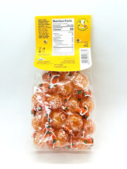 Perle Di Sole Orange Flavored Hard Candies Filled With Sour Powder 7 oz. Italy