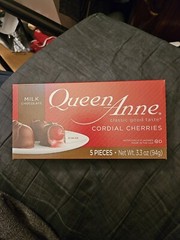 Queen Anne CORDIAL CHERRIES 3.3oz Milk Chocolate 5 Count